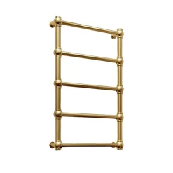 Sèche-Serviettes Eau Chaude|Matisere Sèche-serviette eau chaude doré de 800mm de haut et 504mm de large - 210 Watt - RET800/504SXBRA