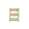 Matisere Sèche-serviette eau chaude doré de 660mm de haut et 580mm de large - 327 Watt - FIO660/580SXBRA