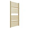 Matisere Sèche-serviette eau chaude doré de 1140mm de haut et 400mm de large - 460 Watt - LIM1140/400SXBRA