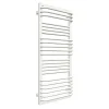 Matisere Sèche-serviette eau chaude blanc de 1240mm de haut et 500mm de large - 744 Watt - POC1240/500SXB