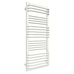 Matisere Sèche-serviette eau chaude blanc de 1240mm de haut et 500mm de large - 744 Watt - POC1240/500SXB