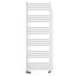 Matisere Sèche-serviette eau chaude blanc de 1140mm de haut et 580mm de large - 550 Watt - FIO1140/580SXB