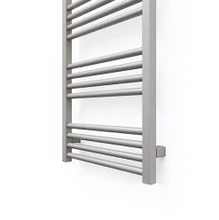 Matisere Sèche-serviette eau chaude gris de 660mm de haut 400mm de large - 241 Watt - FIO660/400SXRGR