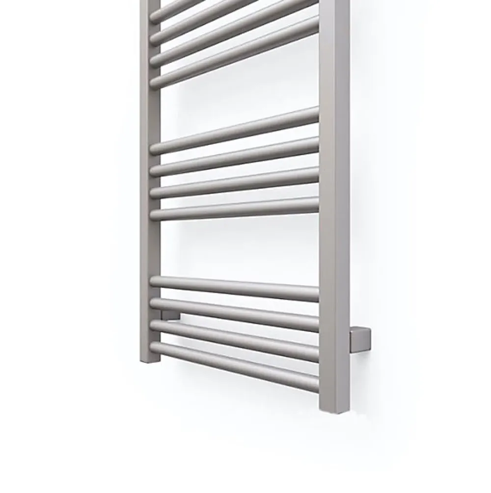 Matisere Sèche-serviette eau chaude gris de 660mm de haut 400mm de large - 241 Watt - FIO660/400SXRGR