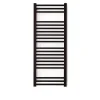 Sèche-Serviettes Eau Chaude|Matisere Sèche-serviette eau chaude noir de 760mm de haut et 500mm de large - 320 Watt - BON760/500SXN