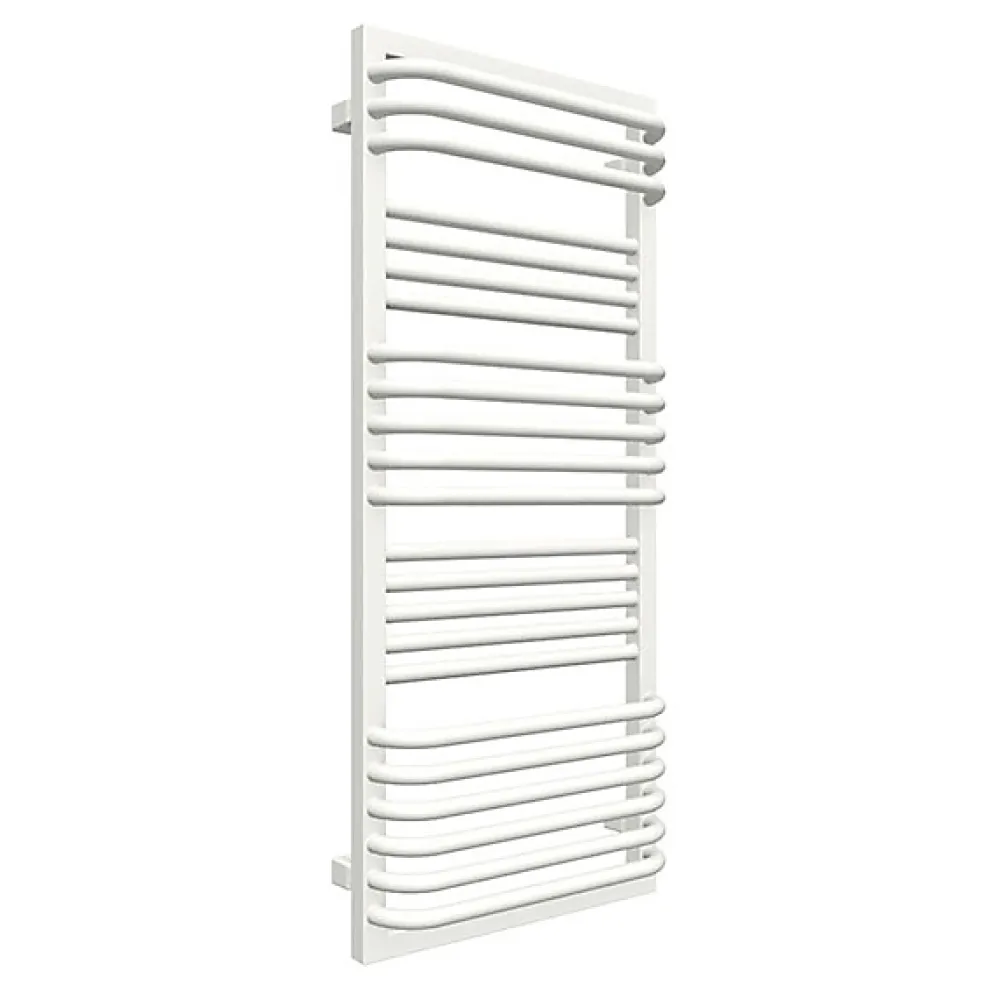 Sèche-Serviettes Eau Chaude|Matisere Sèche-serviette eau chaude blanc de 1240mm de haut et 500mm de large - 744 Watt - POC1240/500ZXB