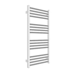 Matisere Sèche-serviette eau chaude chromé de 660mm de haut et 430mm large - 179 Watt - FIO660/430ZXCRO