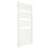 Matisere Sèche-serviette eau chaude blanc de 1260mm de haut et 540mm de large - 605 Watt - MAN1260/540SXB
