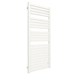 Matisere Sèche-serviette eau chaude blanc de 1260mm de haut et 540mm de large - 605 Watt - MAN1260/540SXB