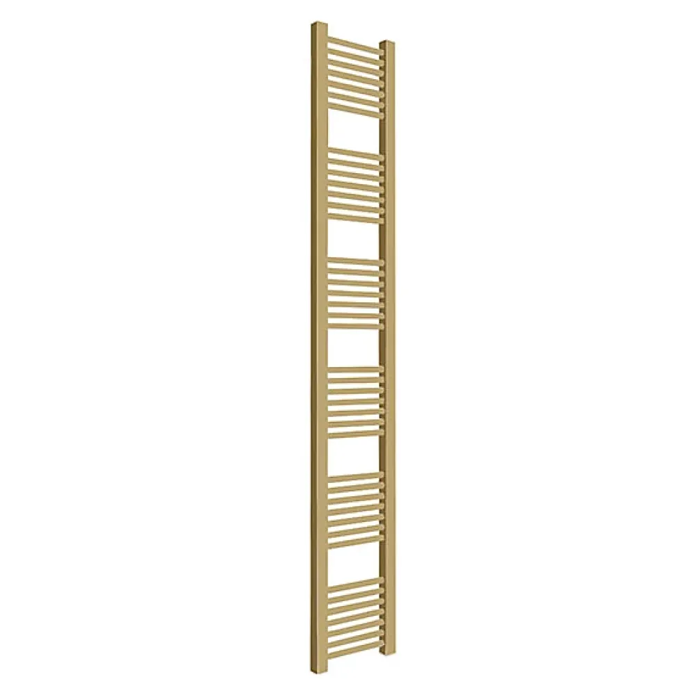 Matisere Sèche-serviette eau chaude doré de 960mm de haut et 230 de large - 247 Watt - MIK960/230SXBRA