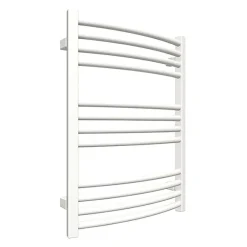Matisere Sèche-serviette eau chaude blanc de 900mm de haut et 600mm de large - 460 Watt - LEN900/600PZXB