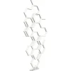 Sèche-Serviettes Eau Chaude|Matisere Sèche-serviette eau chaude blanc de 821mm de haut et 486mm de large - 248 Watt - HEX821/486ZXB