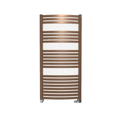 Matisere Sèche-serviette eau chaude cuivre lumineux de 1760mm de haut et 400mm de large - 646 Watt - DEX1760/400ZXBCO
