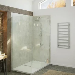 Sèche-Serviettes Mixte|Matisere Sèche-serviette eau chaude gris 1070mm de haut 500mm de large - 406 Watt - ZIG1070/500Z87035