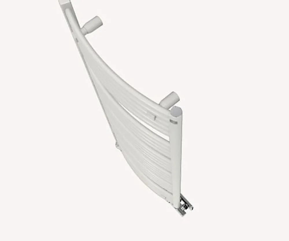 Matisere Sèche-serviette eau chaude blanc de 786mm de haut et 500mm de large - 389 Watt - DOM786/500SXB