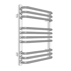 Matisere Sèche-serviette eau chaude chromé de 1140mm de haut et 600mm de large - 498 Watt - ALE1140/600SXCROK