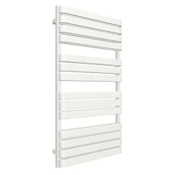 Matisere Sèche-serviette eau chaude blanc de 785mm de haut et 500mm de large - 551 Watt - WAR785/500TBSXB