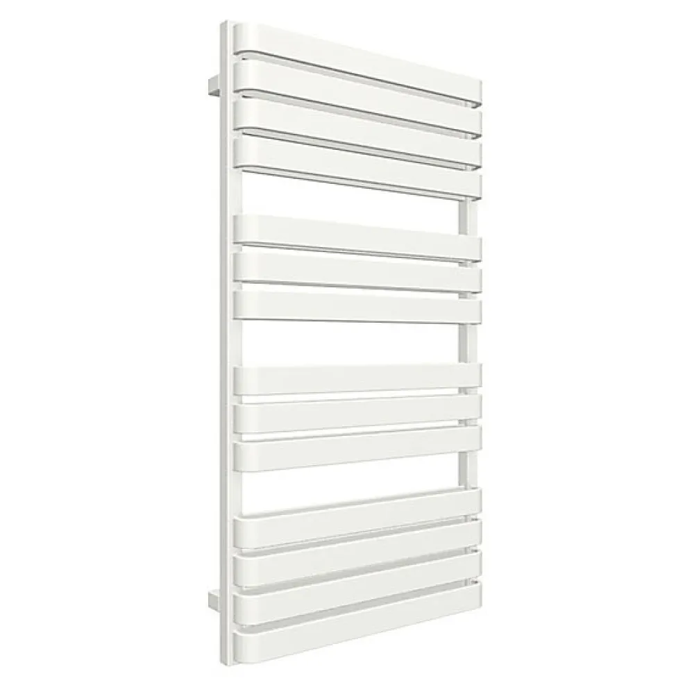 Matisere Sèche-serviette eau chaude blanc de 785mm de haut et 500mm de large - 551 Watt - WAR785/500TBSXB