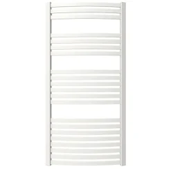 Matisere Sèche-serviette eau chaude blanc de 860mm de haut et 400mm de large - 368 Watt - DEX860/400SXB