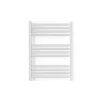 Matisere Sèche-serviette eau chaude blanc de 660mm de haut et 430mm de large - 255 Watt - FIO660/430ZXB