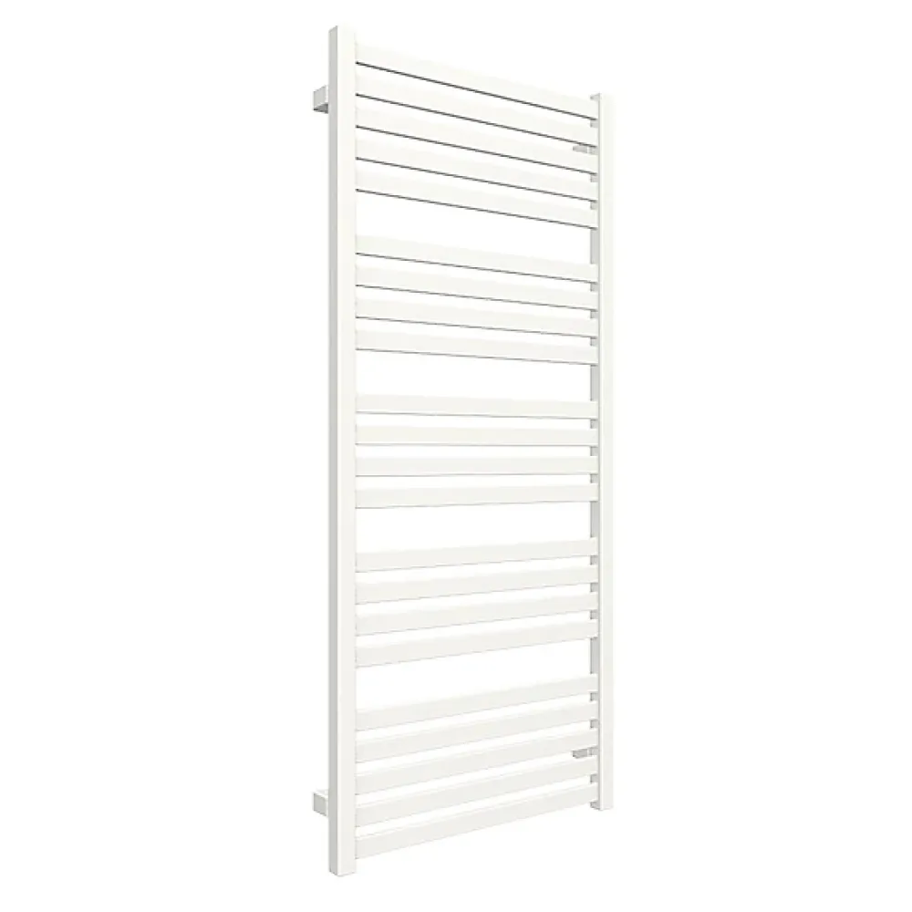 Matisere Sèche-serviette eau chaude blanc de 600mm de haut et 430mm de large - 245 Watt - MAR600/430SXB