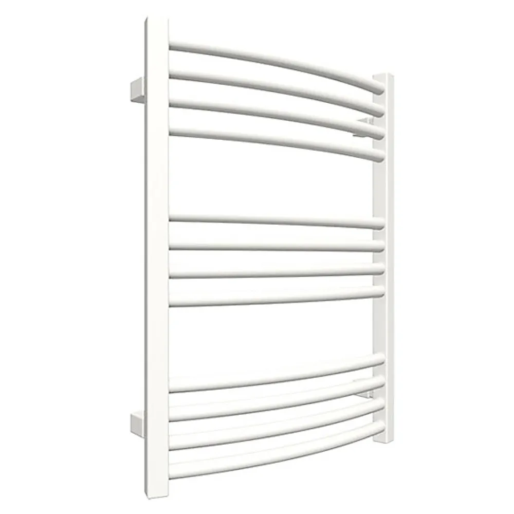 Sèche-Serviettes Eau Chaude|Matisere Sèche-serviette eauc haude blanc de 900mm de haut et 600mm de large - 460 Watt - LEN900/600PSXB