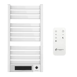 Sannover  Sèche-Serviette Electrique mural avec Soufflerie Omiros Sannover 2000 W Blanc