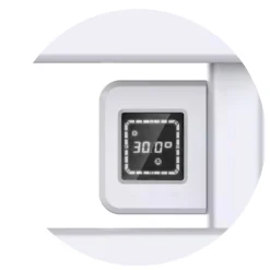 Sannover Sèche-Serviette Electrique Mural Omiros Plat Sannover 500 W Blanc