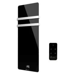 Sannover  Sèche-Serviette Electrique en Verre mural Omiros Sannover 850 W Noir