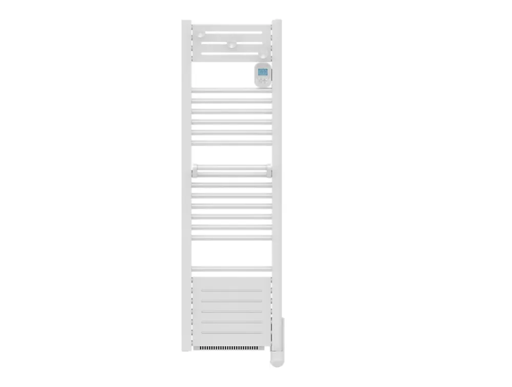 Noirot Sèche-serviette électrique à inertie fluide Actibain compact 300W + soufflerie 1000W