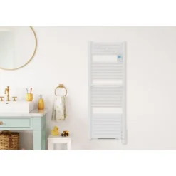 Noirot Sèche-serviette électrique à inertie fluide Actibain 750W + soufflerie 1000W