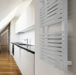 Matisere Sèche-serviette électrique blanc de 820mm de haut et 540mm de large - 600 Watt - TYT820/540E8BBLO