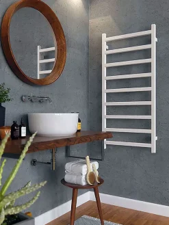 Sèche-Serviettes Électrique|Matisere Sèche-serviette électrique blanc - (HxL) 960x500mm - 400 Watts - 400 Watt - SIM960-500E1B