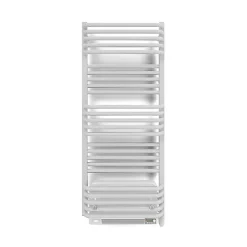 Sèche-Serviettes Soufflant|Matisere Sèche-serviette électrique blanc de 1580mm de haut et 600mm de large - 1000 Watt - POL1580/600E8BBLO