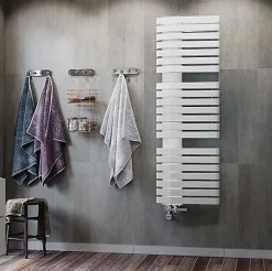 Sèche-Serviettes Électrique|Matisere Sèche-serviette électrique blanc - (HxL) 925x500 mm - 800 (Watts) - 800 Watt - IRO925-500SE8BB