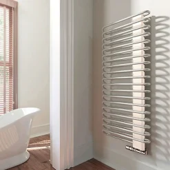 Matisere Sèche-serviette électrique blanc - (HxL) 1620x500 mm - 1000 (Watts) - 1000 Watt - MIC1620-500E8BB