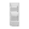 Matisere Sèche-serviette électrique blanc de 1180mm de haut et 500mm de large - 600 Watt - POL1180/500E8BBLO