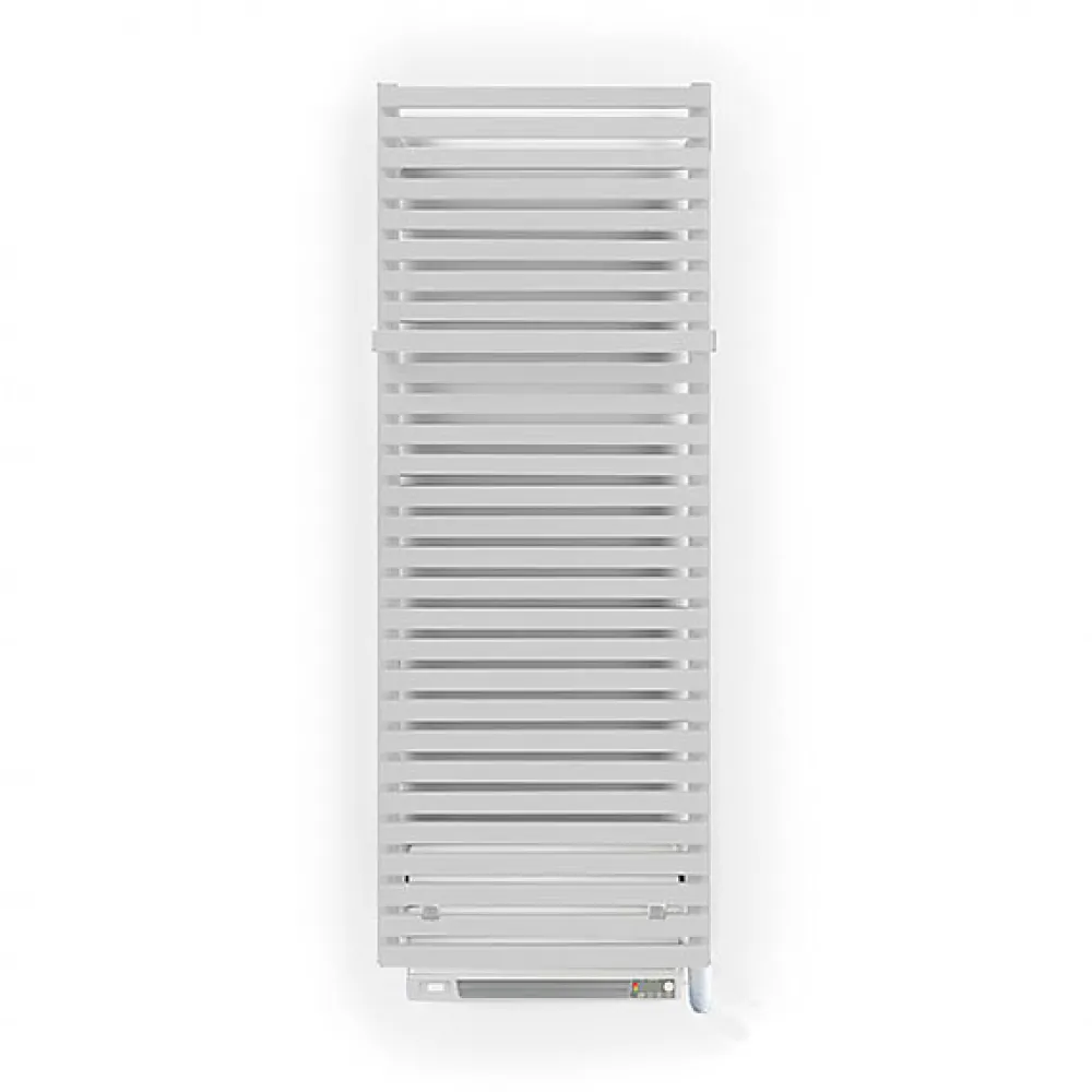 Matisere Sèche-serviette électrique blanc de 1320mm de haut et 500mm de large - 800 Watt - CIT1320/500E8BBLO