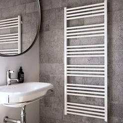 Sèche-Serviettes Électrique|Matisere Sèche-serviette électrique blanc - (HxL) 1380x680mm - 800 Watt - 800 Watt - FIO1380-680E1B