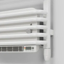 Sèche-Serviettes Soufflant|Matisere Sèche-serviette électrique blanc de 1580mm de haut et 700mm de large - 1000 Watt - ALE1580/700E8BBLO