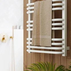 Matisere Sèche-serviette électrique blanc programmable - HxL 1140x600 mm - 800 Watt - ALE1140/600E1BP
