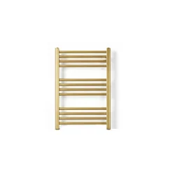 Matisere Sèche-serviette électrique doré de 660mm de haut et 530mm de large - 300 Watt - FIO660/530E8BRA