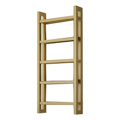 Matisere Sèche-serviette électrique doré de 1150mm de haut et 500mm de large - 600 Watt - STA1150/500E8BRA