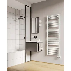 Sèche-Serviettes Électrique|Irsap Sèche-serviette électrique Flèche - Blanc - 1000 W