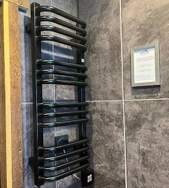 Sèche-Serviettes Électrique|Matisere Sèche-serviette électrique noir - (HxL) 760x400mm - 400 Watt - 400 Watt - ALE760-400E1N