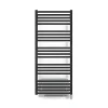Sèche-Serviettes Soufflant|Matisere Sèche-serviette électrique noir de 1580mm de haut et 600mm de large - 1000 Watt - ALE1580/600E8NBLO