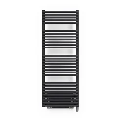 Sèche-Serviettes Soufflant|Matisere Sèche-serviette électrique noir de 1020mm de haut et 640mm de large - 1000 Watt - TYT1020/640E1NBLO