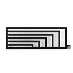 Sèche-Serviettes Électrique|Matisere Sèche-serviette électrique programmable noir - HxL 680x1300 mm - 1000 Watt - ANG680/1780E7NP