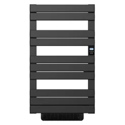 Bestherm Sèche-serviette électrique sans fluide avec soufflerie 500 + 1000 W H.108,4xL60cm HANAE noir