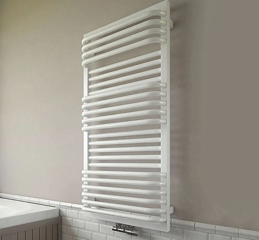 Matisere Sèche-serviette mixte blanc de 1400mm de haut et 600mm de large - 1013 Watt - POC1400/600SOAZ1B